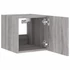 Kép 9/11 - 2 db szürke sonoma fali TV-szekrény LED-ekkel 30,5x35x30 cm
