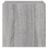 Kép 10/11 - 2 db szürke sonoma fali TV-szekrény LED-ekkel 30,5x35x30 cm