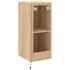Kép 11/11 - 2 db sonoma tölgy színű fali TV-szekrény LED-del 30,5x35x70 cm