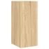 Kép 7/11 - 2 db sonoma tölgy színű fali TV-szekrény LED-del 30,5x35x70 cm
