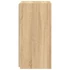 Kép 10/11 - 2 db sonoma tölgy színű fali TV-szekrény LED-del 30,5x35x70 cm
