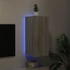 Kép 4/11 - Szürke sonoma színű fali TV-szekrény LED-ekkel 30,5x35x70 cm