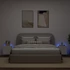 Kép 3/11 - 2 db fehér falra szerelhető TV-szekrény LED-ekkel 40,5x35x40 cm