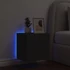 Kép 4/11 - Fekete fali TV-szekrény LED-világítással 40,5x35x40 cm