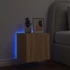 Kép 4/11 - Sonoma tölgy színű fali TV-szekrény LED-ekkel 40,5x35x40 cm