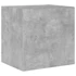 Kép 3/11 - Betonszürke falra szerelhető TV-szekrény LED-del 40,5x35x40 cm