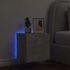 Kép 4/11 - Betonszürke falra szerelhető TV-szekrény LED-del 40,5x35x40 cm