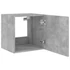 Kép 8/11 - Betonszürke falra szerelhető TV-szekrény LED-del 40,5x35x40 cm
