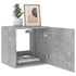Kép 6/11 - 2 db betonszürke fali TV-szekrény LED-del 40,5x35x40 cm
