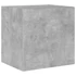 Kép 8/11 - 2 db betonszürke fali TV-szekrény LED-del 40,5x35x40 cm