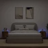 Kép 3/11 - 2 db füstös tölgy fali TV-szekrény LED-ekkel 40,5x35x40 cm