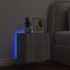 Kép 4/11 - Szürke sonoma színű fali TV-szekrény LED-ekkel 40,5x35x40 cm