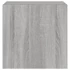Kép 9/11 - Szürke sonoma színű fali TV-szekrény LED-ekkel 40,5x35x40 cm