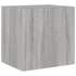 Kép 8/11 - 2 db szürke sonoma fali TV-szekrény LED-ekkel 40,5x35x40 cm