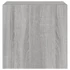 Kép 10/11 - 2 db szürke sonoma fali TV-szekrény LED-ekkel 40,5x35x40 cm