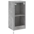 Kép 11/11 - Betonszürke falra szerelhető TV-szekrény LED-del 40,5x35x80 cm