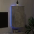 Kép 3/11 - Betonszürke falra szerelhető TV-szekrény LED-del 40,5x35x80 cm