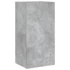 Kép 7/11 - Betonszürke falra szerelhető TV-szekrény LED-del 40,5x35x80 cm