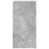 Kép 9/11 - Betonszürke falra szerelhető TV-szekrény LED-del 40,5x35x80 cm