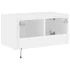 Kép 11/11 - Fehér falra szerelhető TV-szekrény LED-lámpákkal 60x35x31 cm