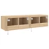 Kép 11/11 - 2 db sonoma tölgy színű fali TV-szekrény LED-del 60x35x31 cm