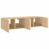 Kép 8/11 - 2 db sonoma tölgy színű fali TV-szekrény LED-del 60x35x31 cm