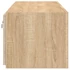 Kép 10/11 - 2 db sonoma tölgy színű fali TV-szekrény LED-del 60x35x31 cm
