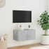 Kép 4/11 - Betonszürke falra szerelhető TV-szekrény LED-del 60x35x31 cm