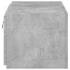Kép 10/11 - Betonszürke falra szerelhető TV-szekrény LED-del 60x35x31 cm