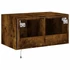 Kép 11/11 - Füstös tölgy színű fali TV-szekrény LED-ekkel 60x35x31 cm