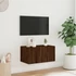 Kép 4/11 - Barna tölgyszínű fali TV-szekrény LED-del 60x35x31 cm
