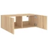 Kép 8/11 - Sonoma tölgy színű fali TV-szekrény LED-ekkel 80x35x31 cm