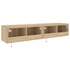 Kép 11/11 - 2 db sonoma tölgy színű fali TV-szekrény LED-del 80x35x31 cm