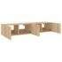 Kép 8/11 - 2 db sonoma tölgy színű fali TV-szekrény LED-del 80x35x31 cm