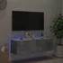 Kép 5/11 - Betonszürke fali TV-szekrény LED-világítással 100 x 35 x 31 cm