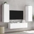 Kép 6/11 - Fehér falra szerelhető TV-szekrény LED-lámpákkal 60x35x41 cm