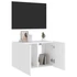 Kép 7/11 - Fehér falra szerelhető TV-szekrény LED-lámpákkal 60x35x41 cm