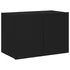 Kép 3/11 - Fekete fali TV-szekrény LED-világítással 60x35x41 cm