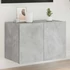 Kép 1/11 - Betonszürke falra szerelhető TV-szekrény LED-del 60x35x41 cm