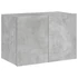 Kép 3/11 - Betonszürke falra szerelhető TV-szekrény LED-del 60x35x41 cm