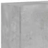 Kép 11/11 - 2 db betonszürke fali TV-szekrény LED-del 60x35x41 cm