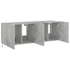Kép 7/11 - 2 db betonszürke fali TV-szekrény LED-del 60x35x41 cm