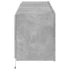 Kép 9/11 - 2 db betonszürke fali TV-szekrény LED-del 60x35x41 cm