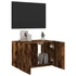 Kép 7/11 - Füstös tölgy színű fali TV-szekrény LED-ekkel 60x35x41 cm
