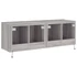 Kép 11/11 - 2 db szürke sonoma fali TV-szekrény LED-ekkel 60x35x41 cm