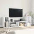 Kép 3/11 - 2 db fehér szerelt fa TV-szekrény 75 x 30 x 50 cm
