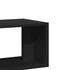 Kép 10/11 - 2 db fekete szerelt fa TV-szekrény 75 x 30 x 50 cm