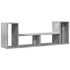 Kép 2/11 - 2 db betonszürke szerelt fa TV-szekrény 75 x 30 x 50 cm