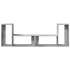 Kép 6/11 - 2 db betonszürke szerelt fa TV-szekrény 75 x 30 x 50 cm