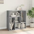 Kép 4/11 - 2 db szürke sonoma szerelt fa fali TV-szekrény 75 x 30 x 50 cm